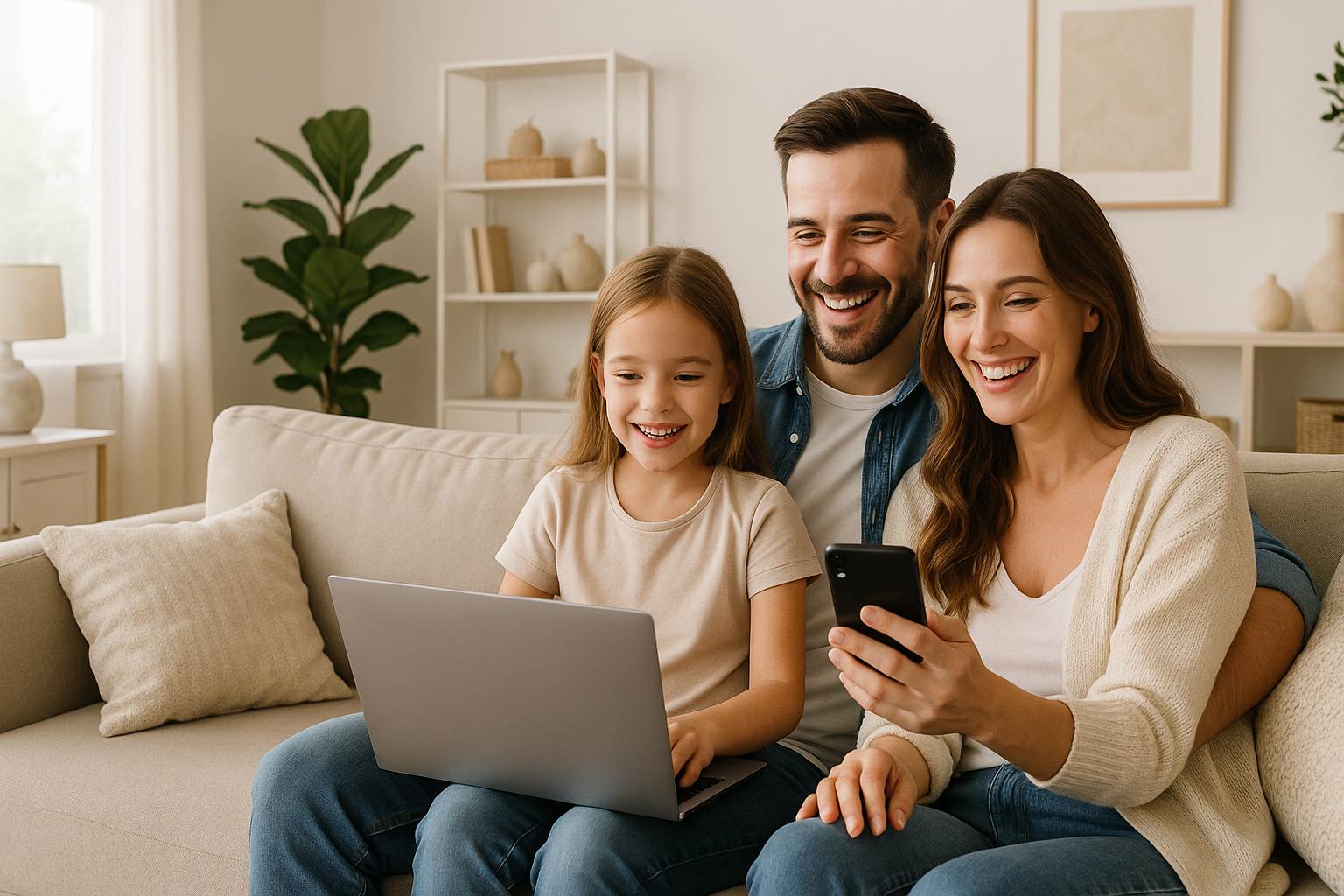 Familia feliz